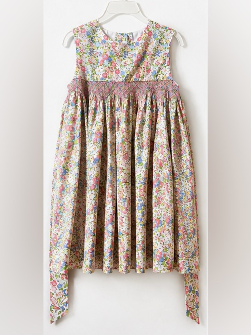 Little English Simply Smocked Cheekwood Floral Dress Size 5